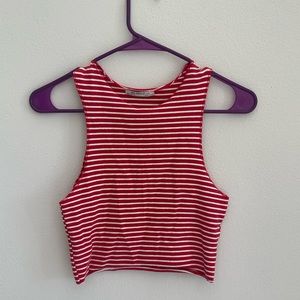 ZARA TRAFALUC Red Top